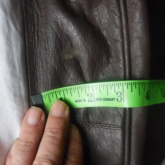 Kenneth cole Reaction Brown Satchel Bag Note book Brown Bag pre Owned - Picture 6 of 7